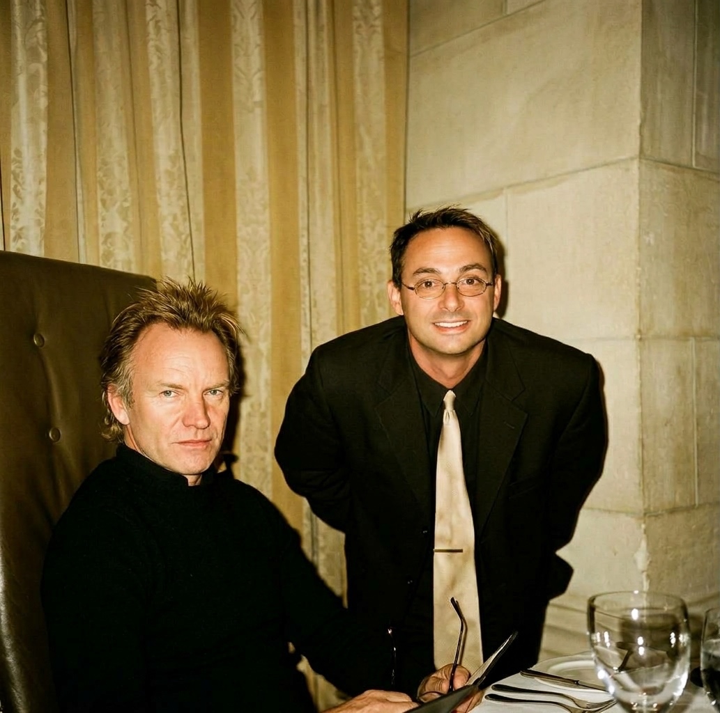 Anthony Paiano with Sting